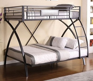 crib and bunk bed combo